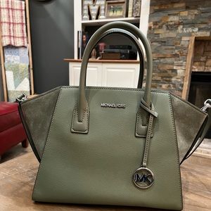 Michael Kors handbag, olive green
